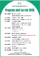 Program akc&iacute; na rok 2026 - aktualizace